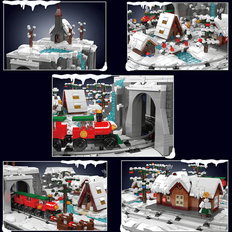 Christmas Train Fun Park 4233pcs