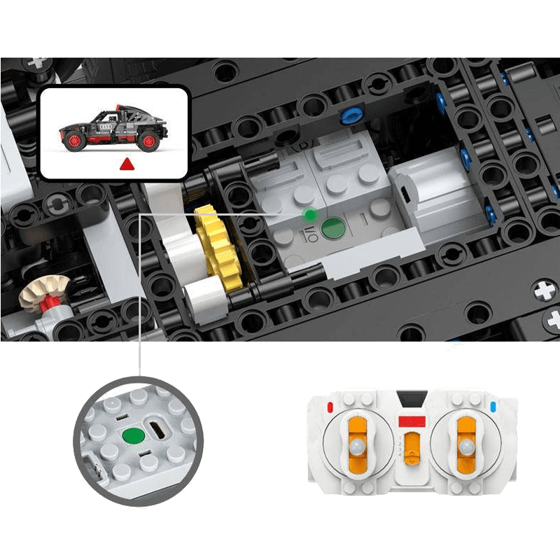 Remote Controlled Audi RS Q e-tron 1431pcs