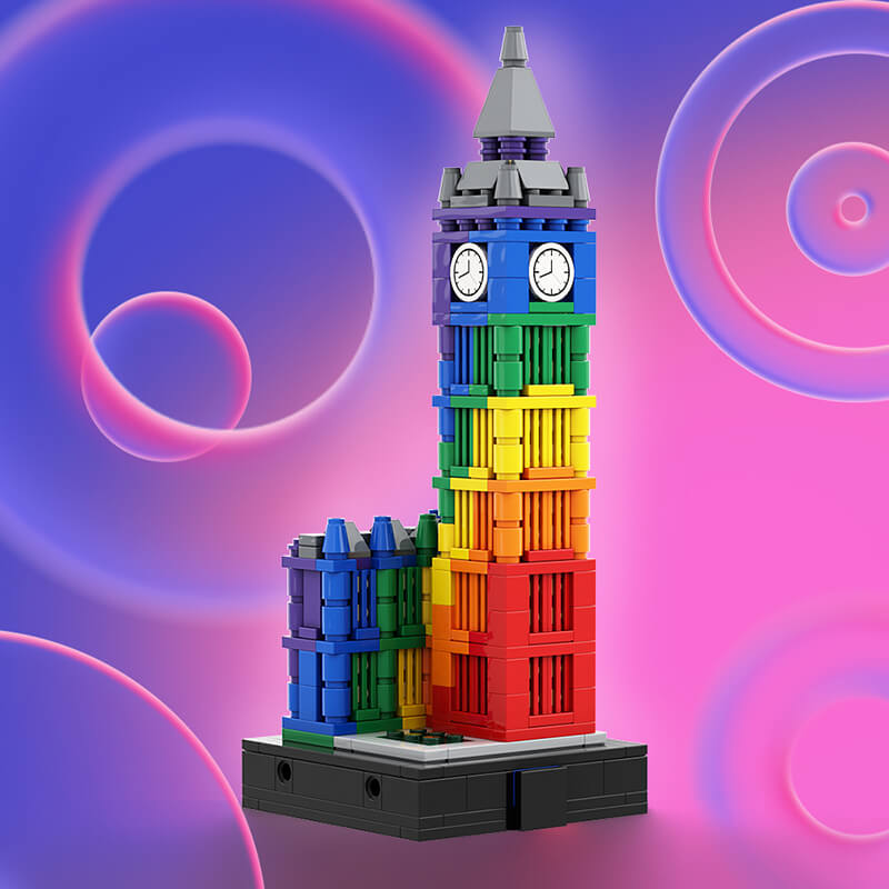 Colorful Big Ben II 414pcs