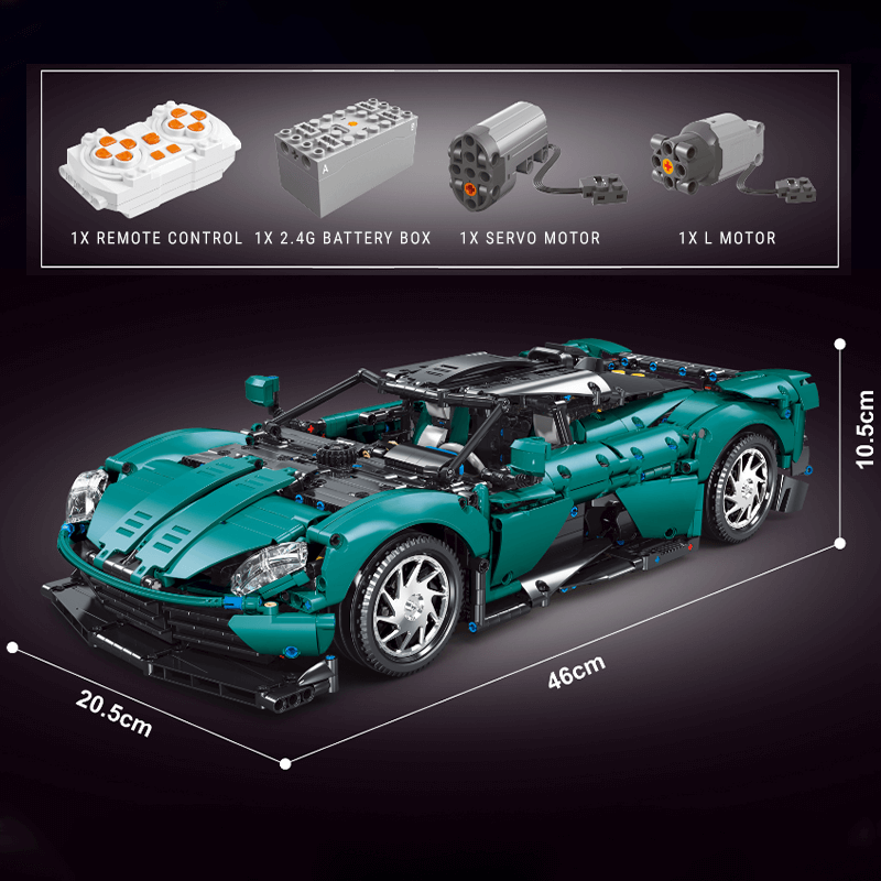 Remote Controlled British Hypercar 2110pcs