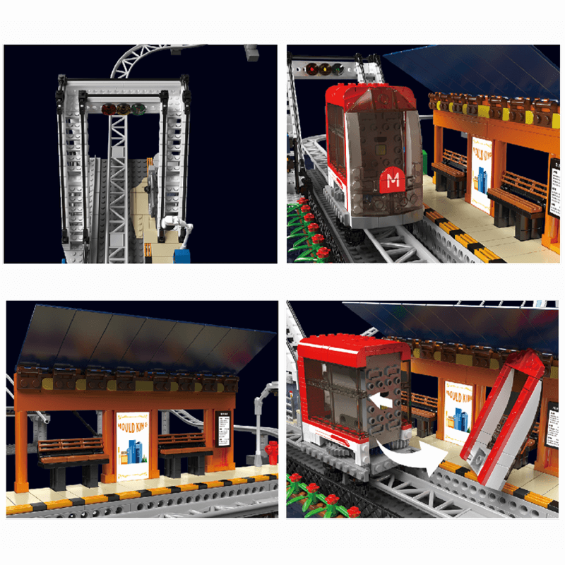 Motorised Monorail 1487pcs