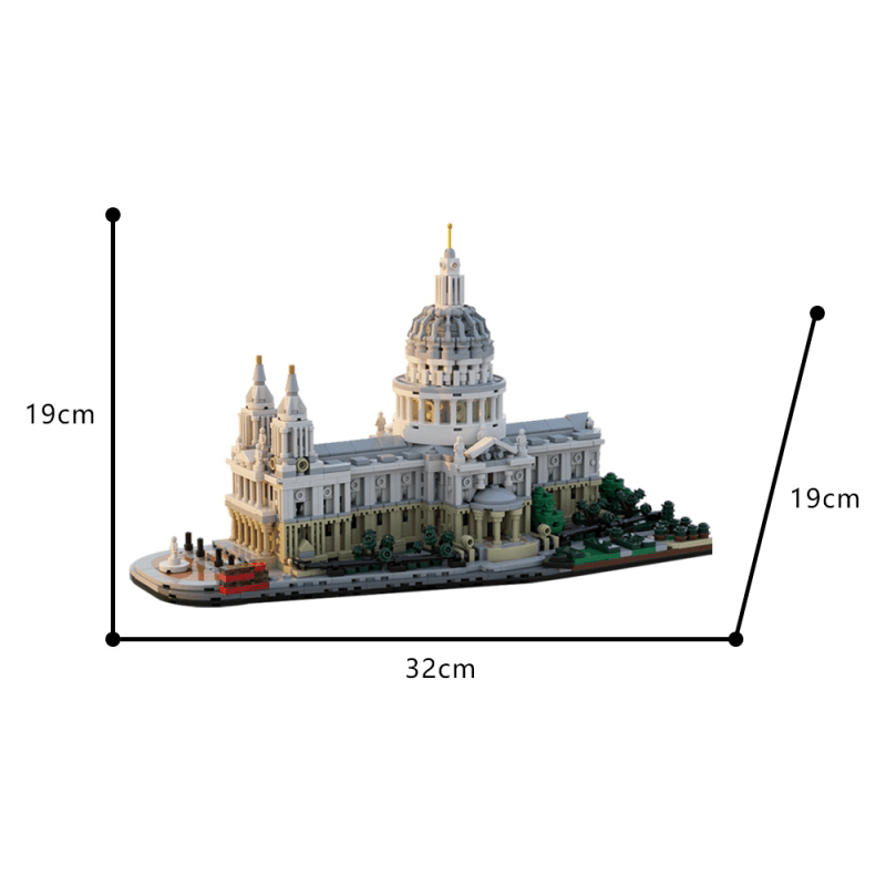 Saint Paul's Cathedral 1:800 2148pcs