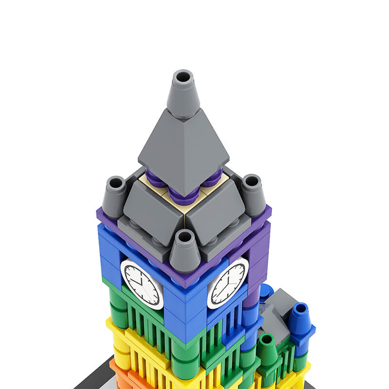 Colorful Big Ben II 414pcs