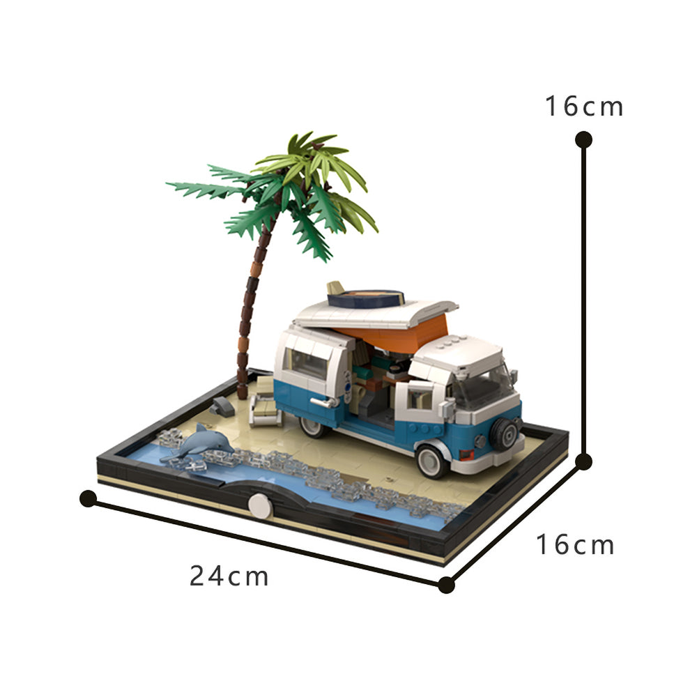 Classic Campervan at the Beach 962pcs