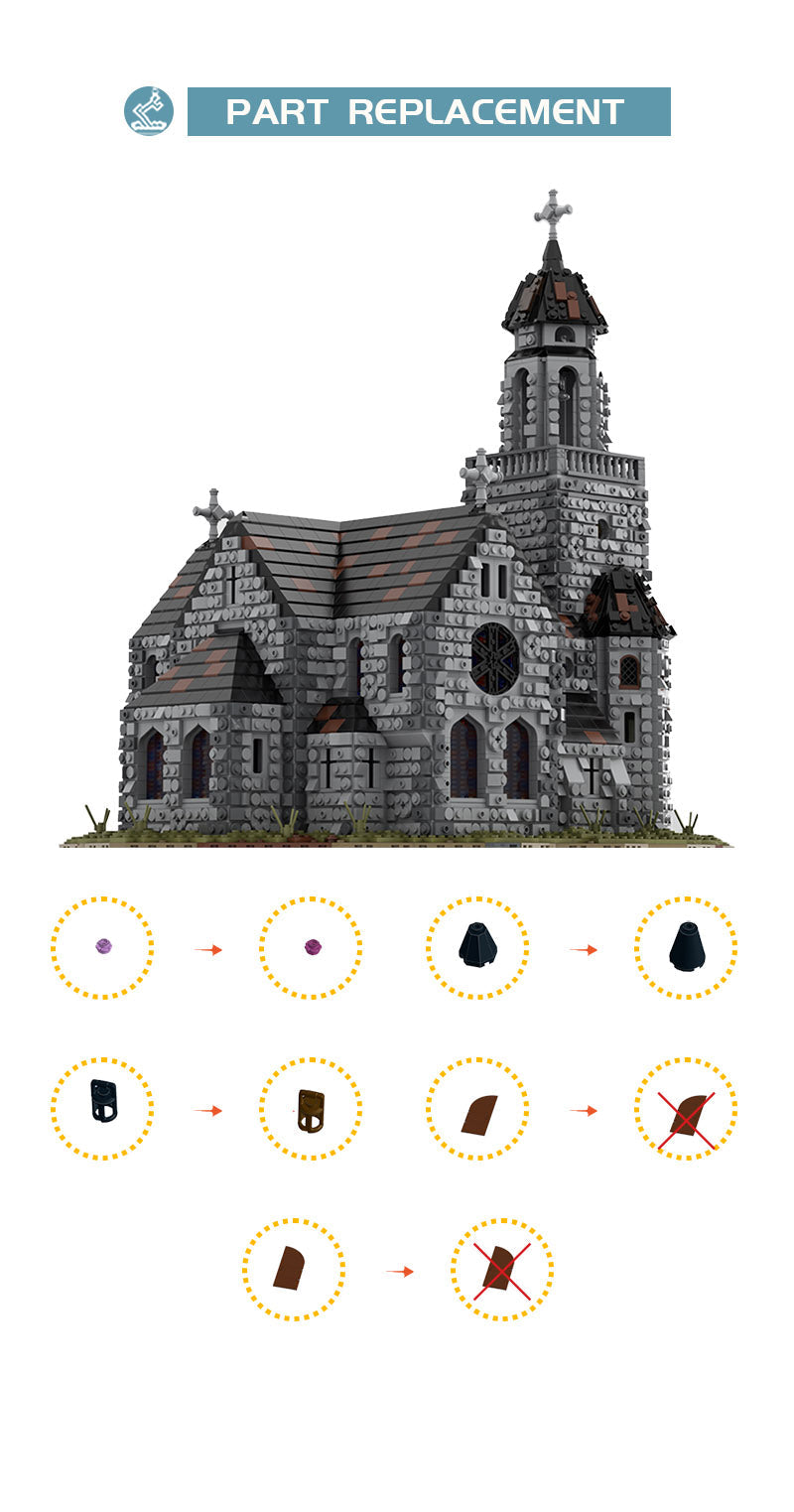 Medieval Cathedral 6675pcs