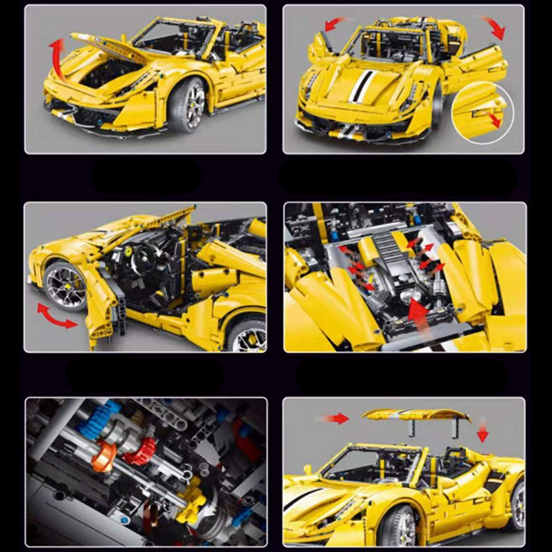 Remote Controlled Convertible Italian Supercar 3607pcs