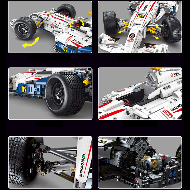 Remote Controlled Single Seater Race Car 1680pcs