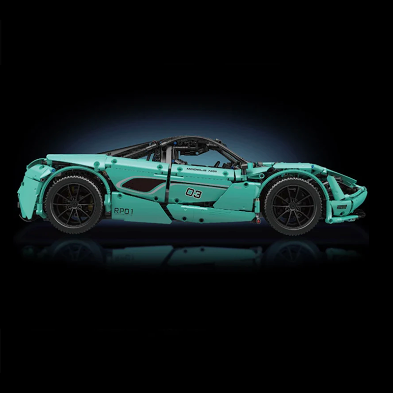 Baby Blue British Supercar 3118pcs