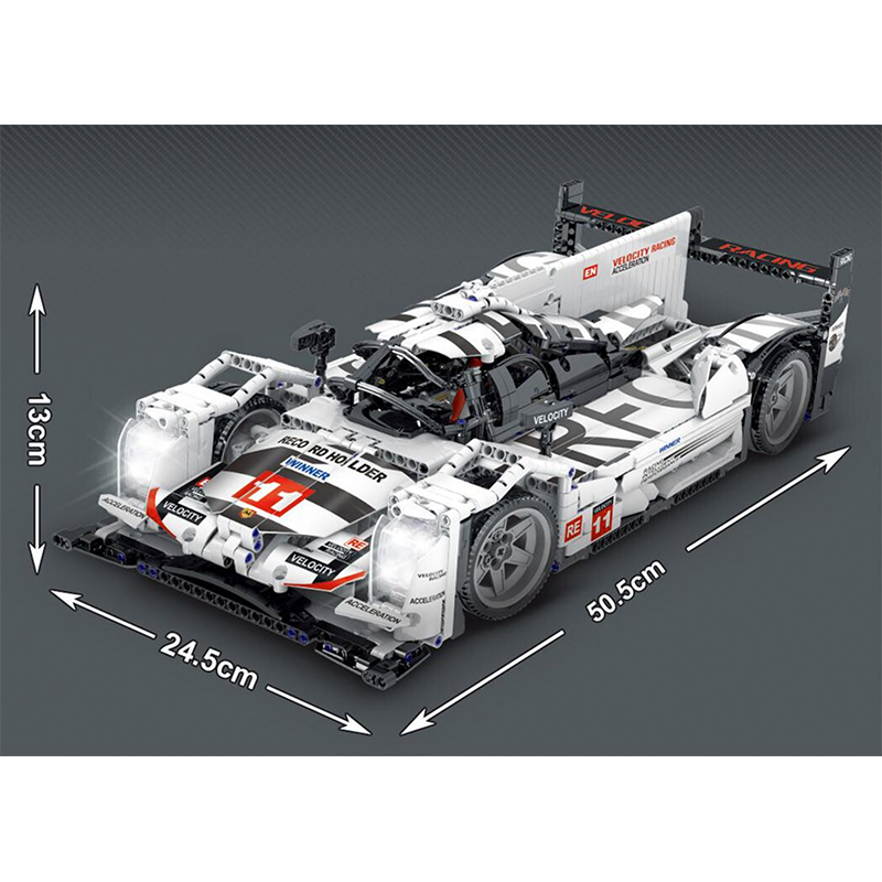 24h Endurance Race Car 1722pcs