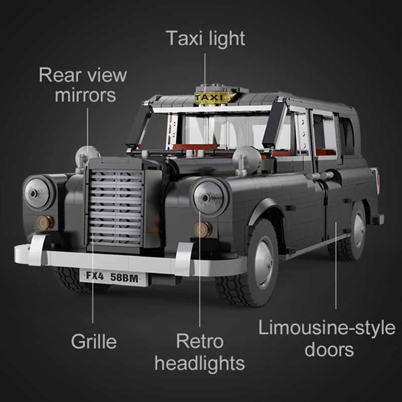 Remote Controlled London Taxi 1870pcs