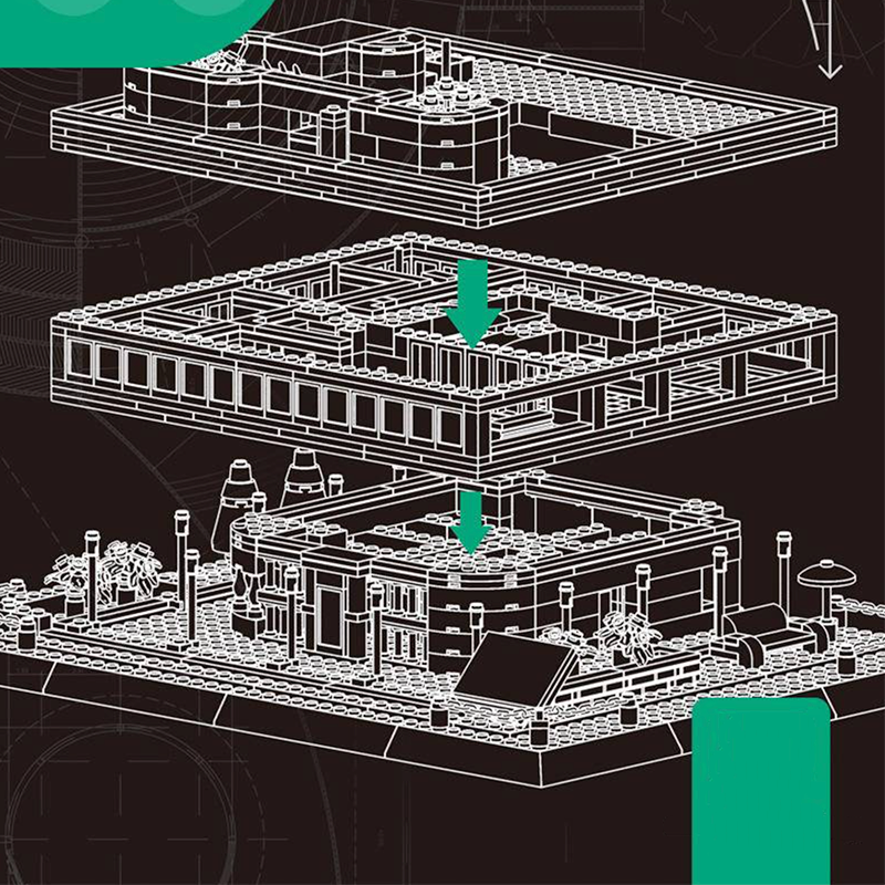 Villa Savoye, Paris 1225pcs