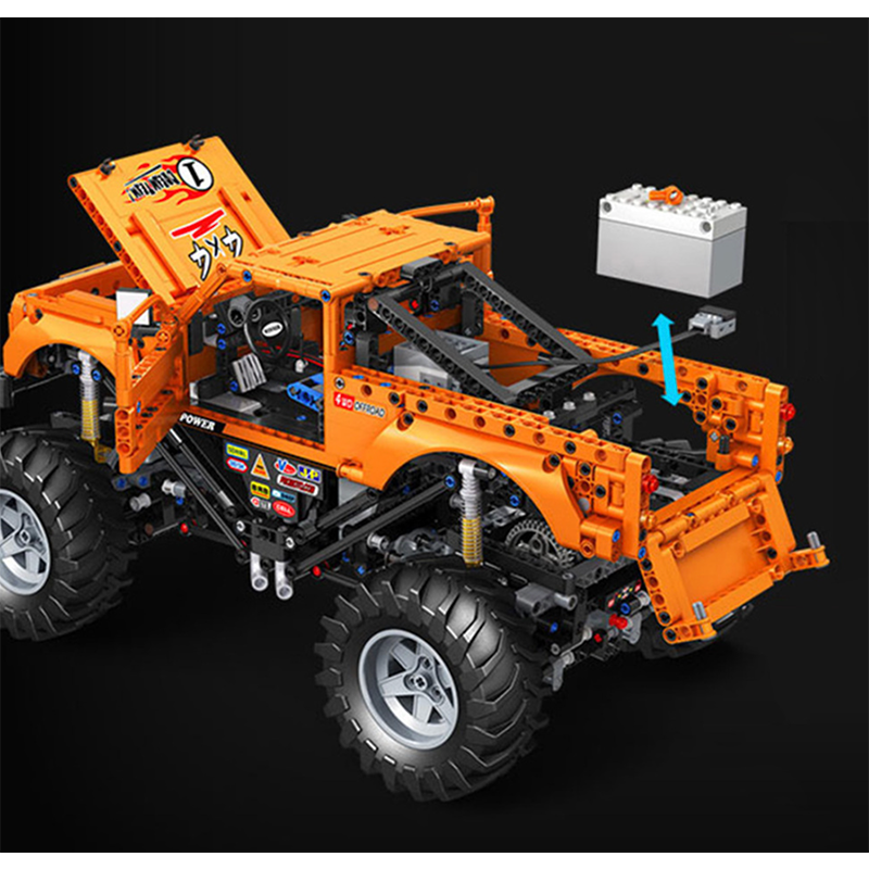 Remote Controlled Monster Truck 1492pcs