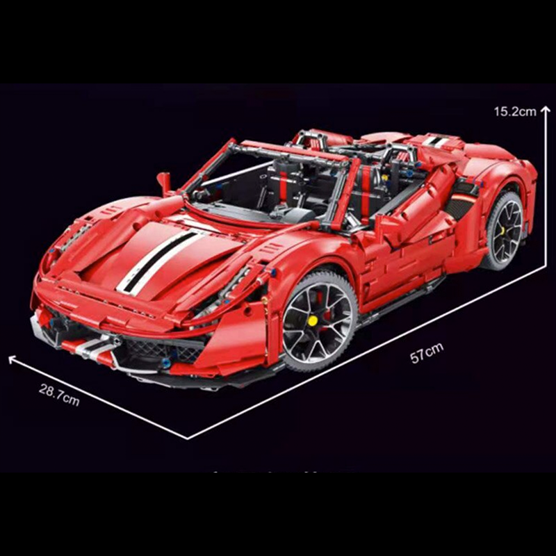 Remote Controlled Convertible Italian Supercar 3607pcs