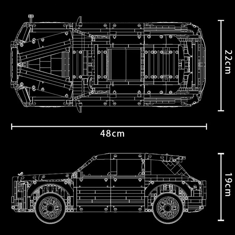 Remote Controlled British Luxury SUV 3161pcs