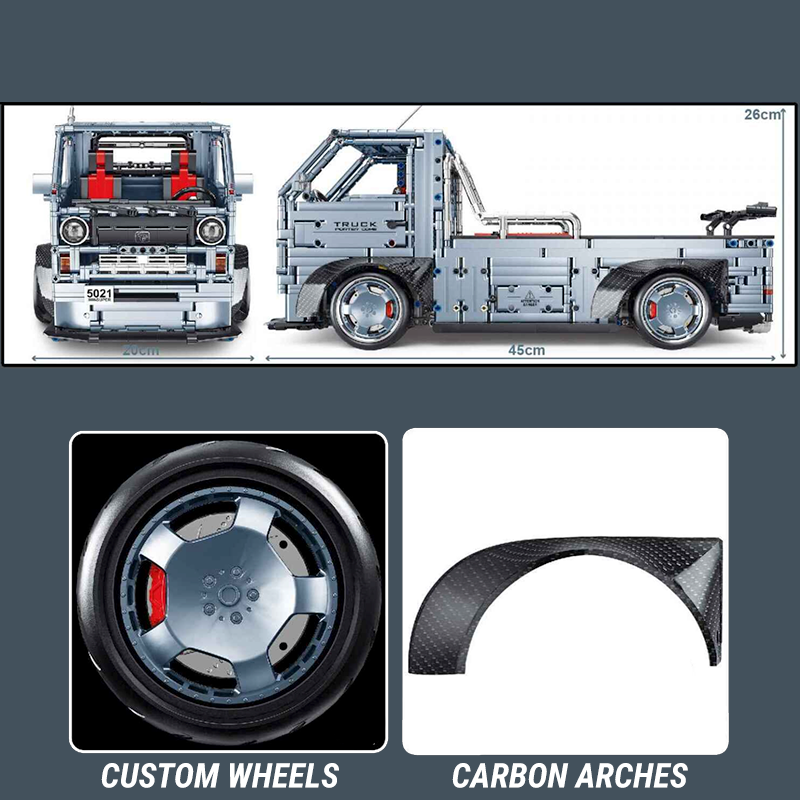 Widebody Japanese Kei Truck 2492pcs