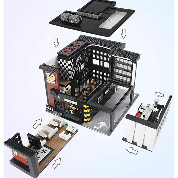 European Modern Cafe 2727pcs