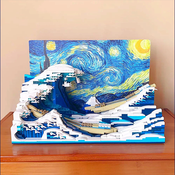 The Great Wave off Kanagawa 1829pcs