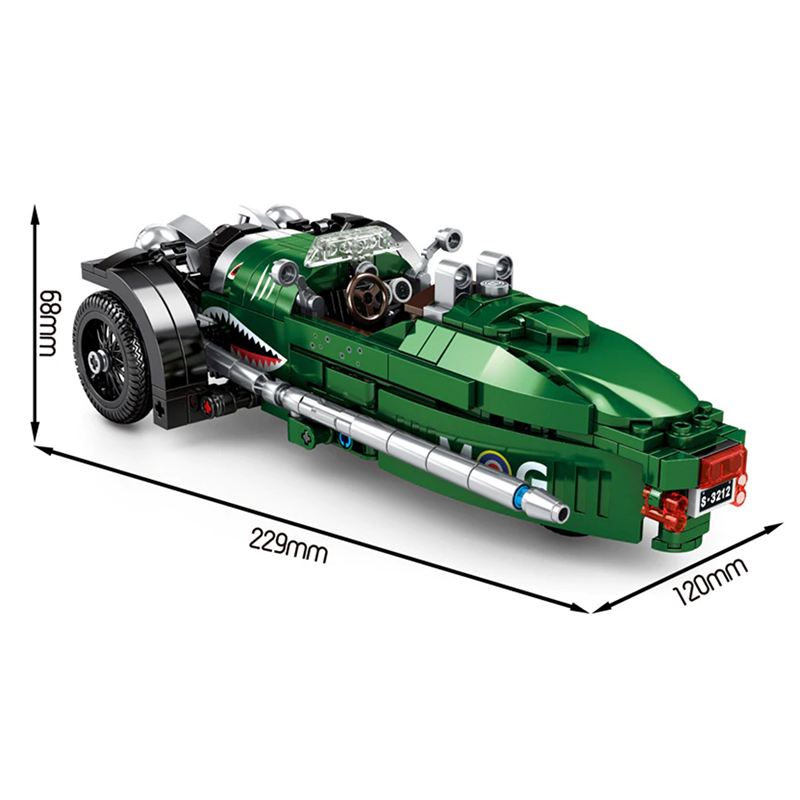 British Three Wheeler 487pcs