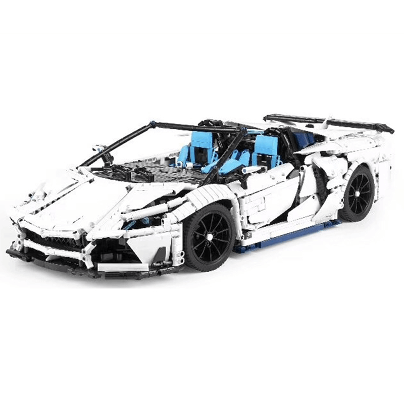 Remote Controlled Convertible White Bull 4037pcs